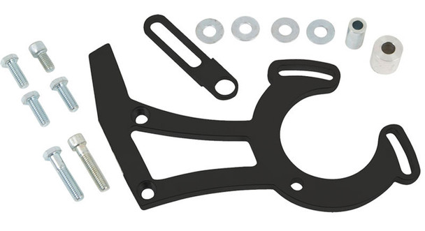 Stealth Black Ford FE Power Steering Bracket for Ford Pumps