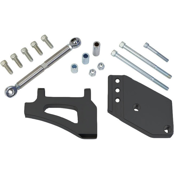 Stealth Black Ford FE Air Conditioning Bracket