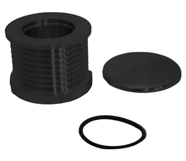 Stealth Black Serpentine Alternator Pulley for Mechman Alternators 