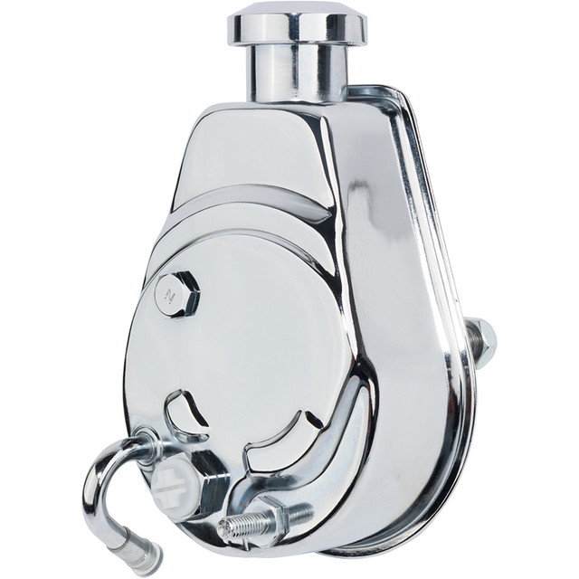 Peanut Style AC Compressor, Chrome, 8 Rib Clutch | CVF Racing