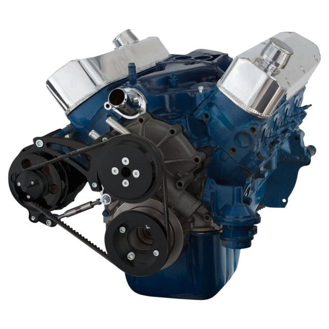 Speedmaster PCE195.1016.02 Ford SB 289 302 351 Windsor High Volume Aluminum Driver Side Water Pump Black