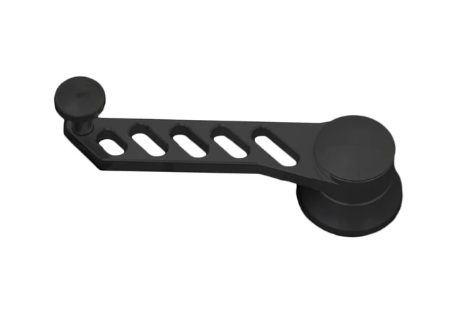 Stealth Black Universal Door Handle - Slotted Design (Pair) | CVF