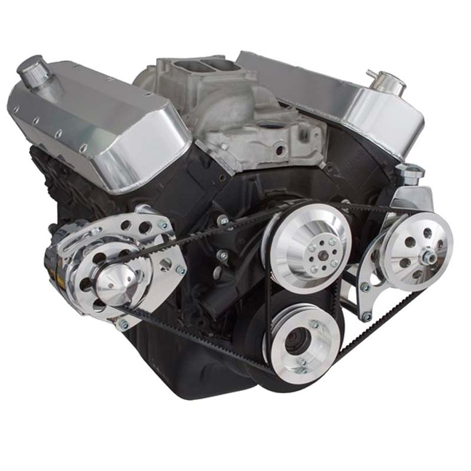 Chevy Big Block Pulley and Bracket System for SWP 396427454