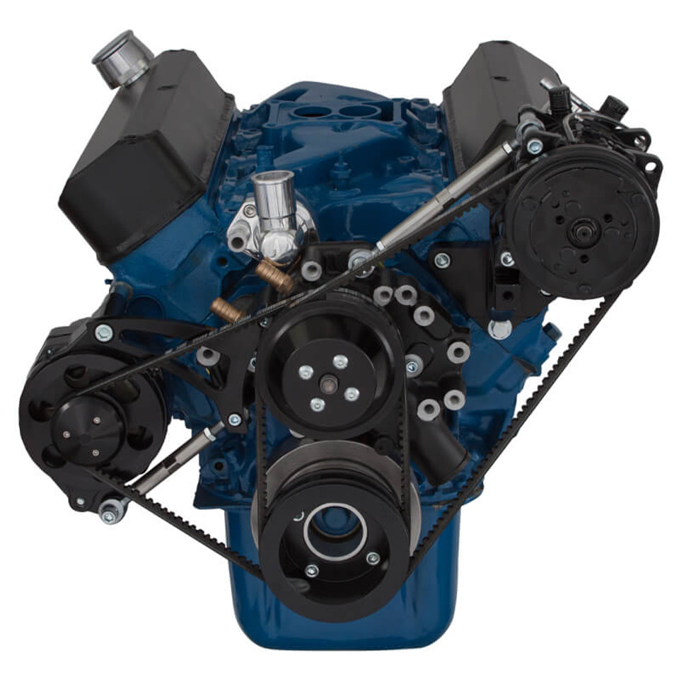 Small Block Ford Engine Accessories | V-Belt Pulley System