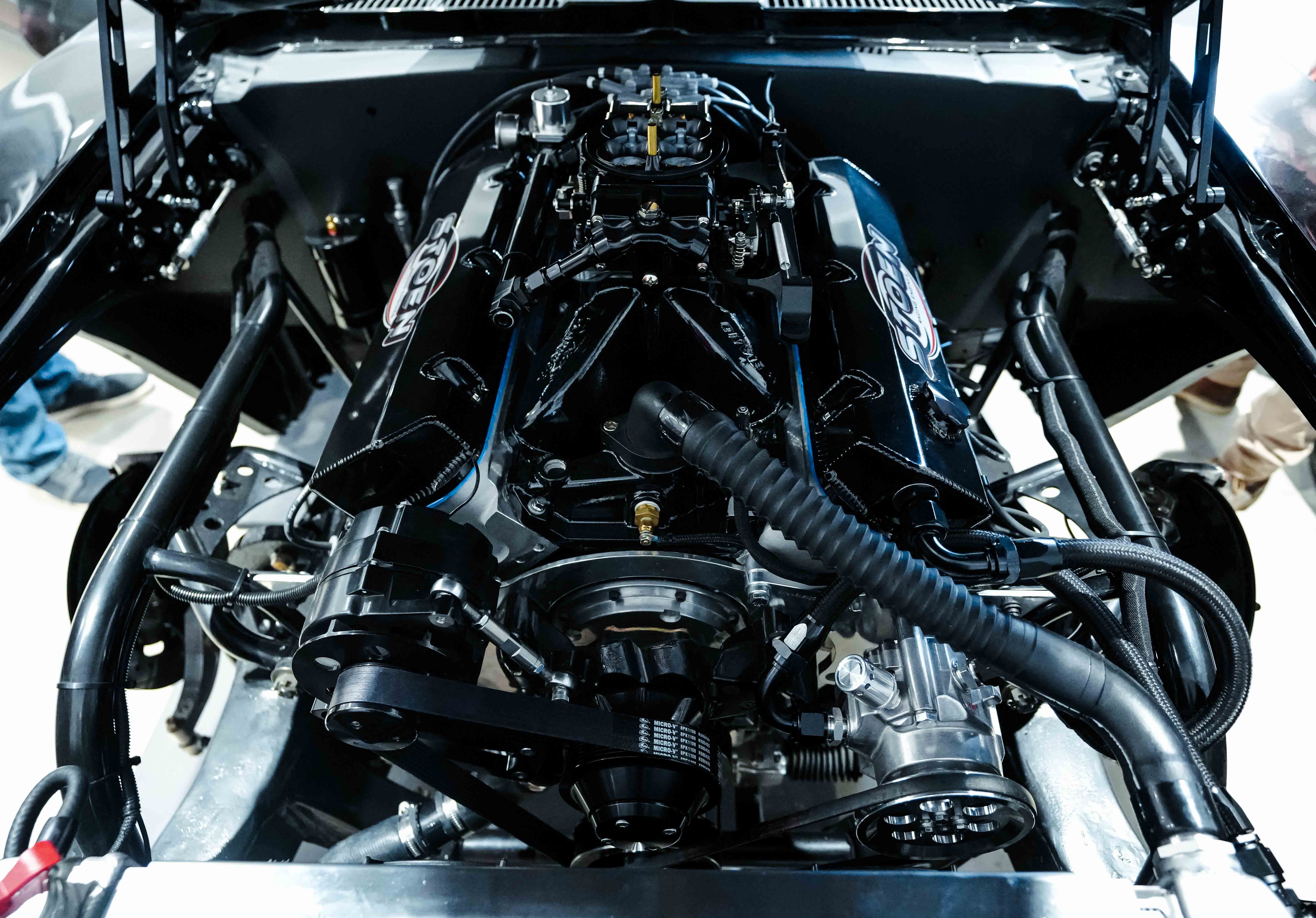Classic engine bay fitment