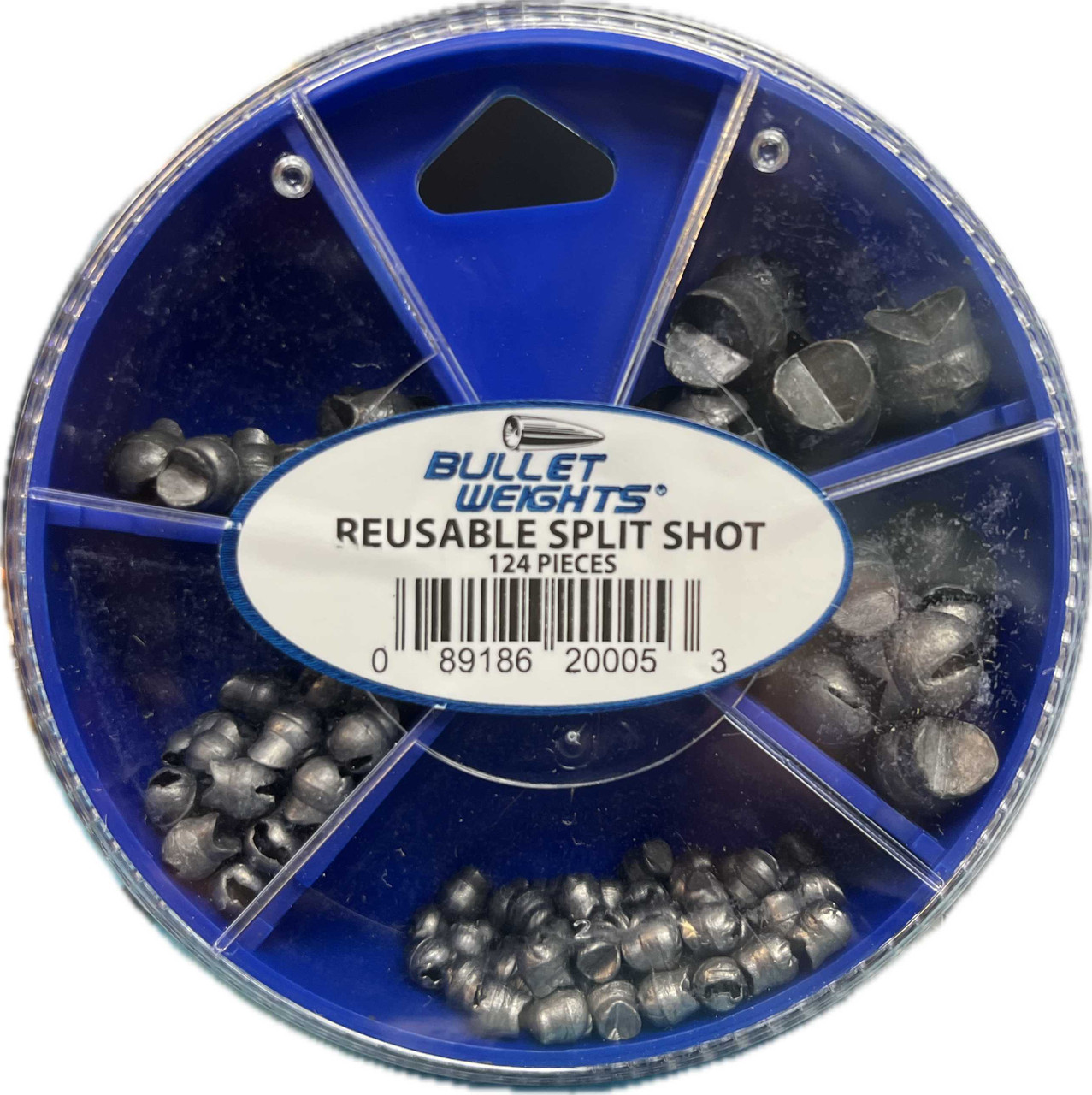 Bullet Weights® SSR5-24 Lead Reusable Split Shot Size 5 Fishing Weights