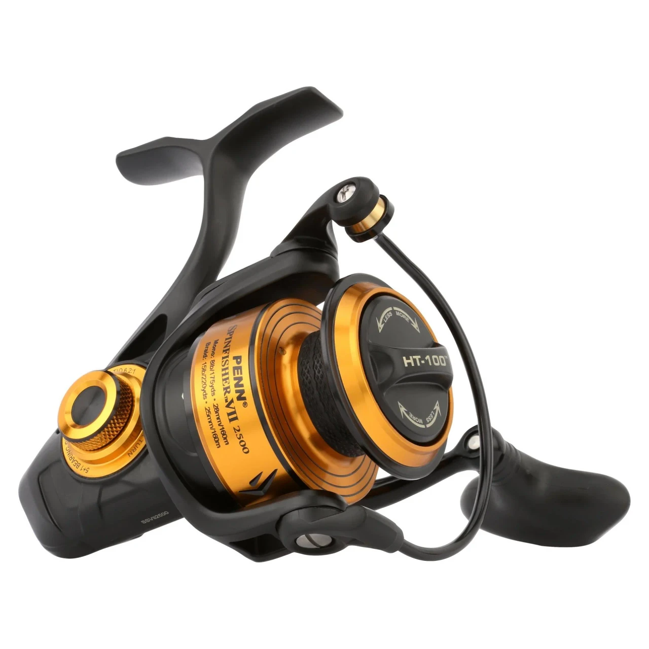 penn accord 7000 spinning reel Spinfisher VII Long Cast, Fishing Reel, Reels, Sea Fishing, Sea Fishing With IPX5 Sealing That Protects Against Saltwater Ingression, Caters for different Species, Black Gold, 5500 35in of line retrieval per crank Penn Affinity Ltd 7000 Live