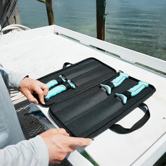 Toadfish Fixed Fillet Knife Set | 4-Piece Kit w/ Case - Frank & Fran's