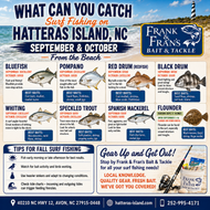 What's Biting on Hatteras Island in September & October?
