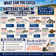 What's Biting on Hatteras Island in September & October?