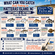 What's Biting on Hatteras Island in September & October?
