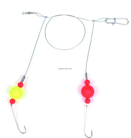 Sea Striker DT34 Bluefish Rig #4, fishing lure with beads and hooks designed for saltwater fishing.