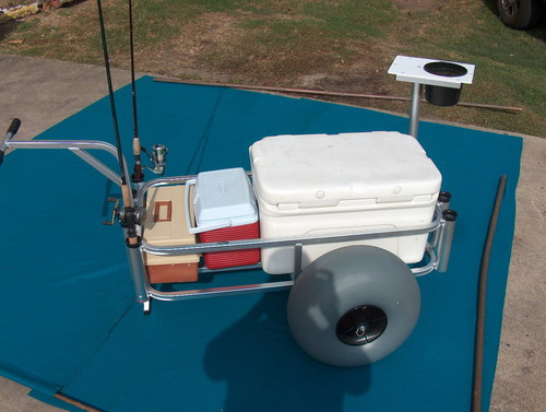 Angler's 686 XL Cart Grey Wheels