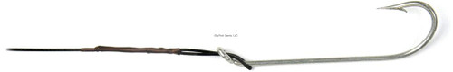 SEA STRIKER Sea Striker S103 Wire Snell, close-up of a fishing hook with wire and eyelet for line attachment