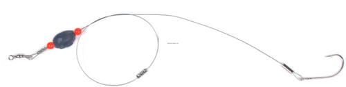 Sea Striker RRH2 - 2/0 Ready Rig, fishing rig with hook and weight for saltwater fishing.