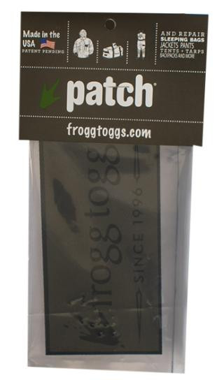 FROGG TOGGS Frogg Toggs NoSo Wader Repair Patch, clear adhesive patch in packaging for waterproof wader and clothing repair.