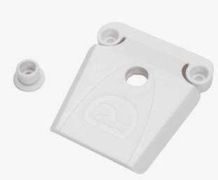 IGLOO PROD CORP. Igloo 24013 Latch White, close-up of the white plastic latch used for securing Igloo coolers.