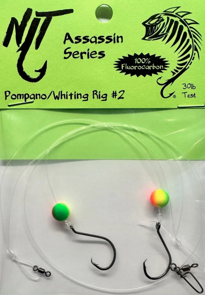 Ninja Tackle Pompano #2 Tri-color Watermelon Float