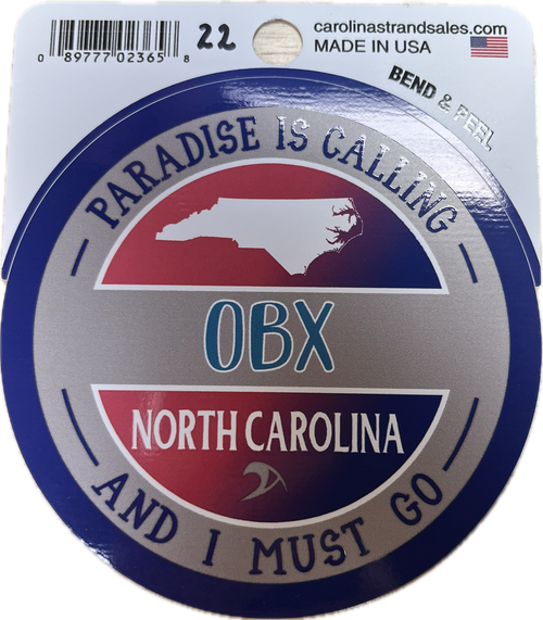 Decal OBX Paradise Is Calling