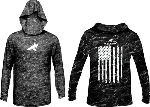 BlacktipH Patriotic Performance Distressed Hoodie