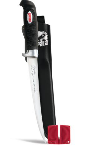RAPALA Rapala Soft Grip Filet Knife, a high-quality fillet knife with a soft grip handle and a protective sheath.