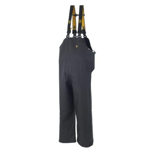 GUY COTTEN Guy Cotten Hitra Glentex Bib Trousers, waterproof black bib trousers with adjustable shoulder straps.