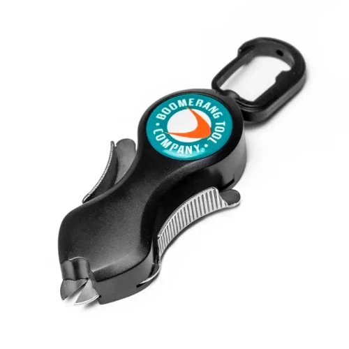 BOOMERANG Boomerang BTC203 Original Snip - Black, a compact utility tool with a sleek black design and a built-in clip for convenience.