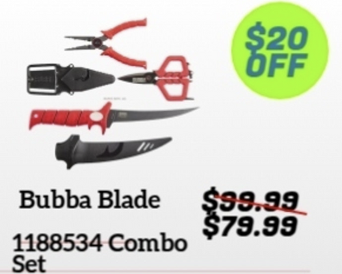 Bubba 1188534 Combo Set 7" Tapered