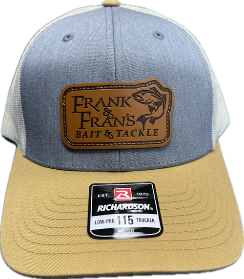 F&F Leather Sign Logo Patch Hat Richardson 115