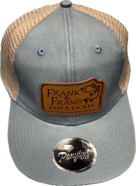 F&F Leather Sign Logo Patch Pony Tail Hat PNY-100m