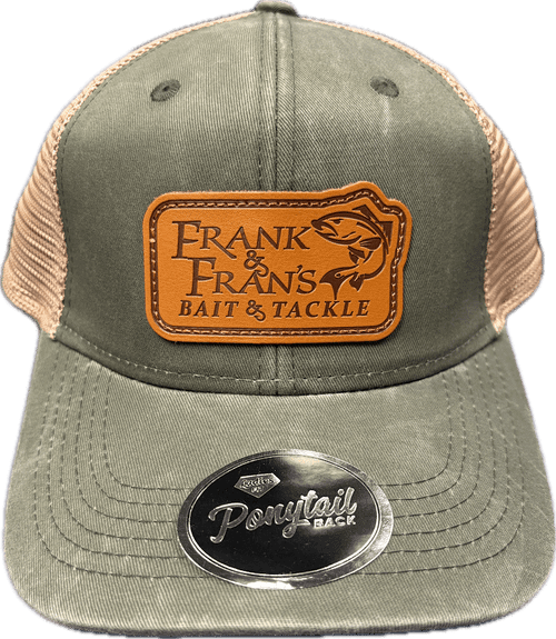F&F Leather Sign Logo Patch Pony Tail Hat PNY-100m