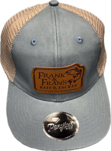 F&F Leather Sign Logo Patch Pony Tail Hat PNY-100m