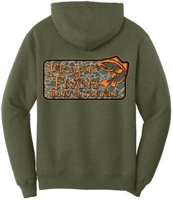 F&F Fish on Camo Hoodie