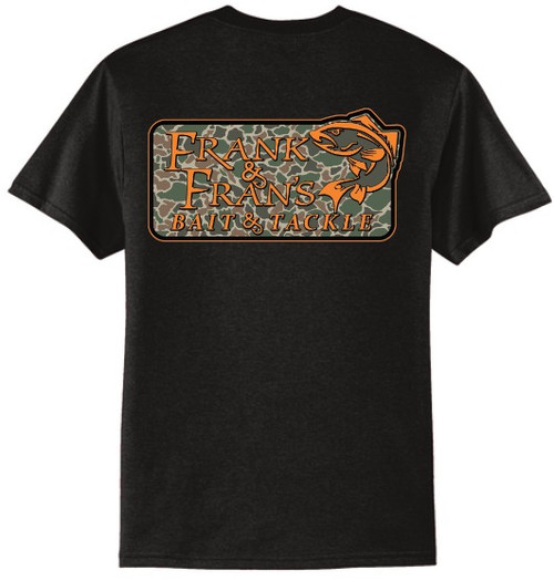 F&F Fish on Camo Short Sleeve No Pocket