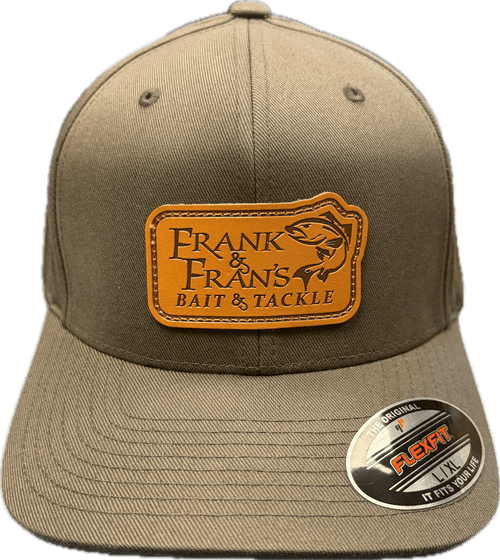 F&F Flexfit 6277 XL Leather Sign Logo Patch Hat