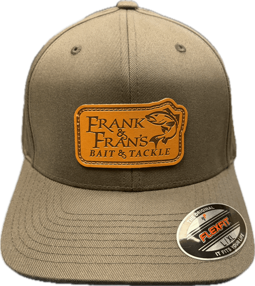 F&F Flexfit 6277 XL Leather Sign Logo Patch Hat