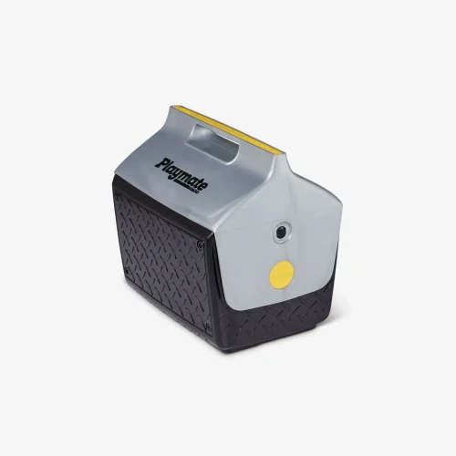 IGLOO PROD CORP. Igloo 43581 Playmate - The Boss, a portable and durable cooler with a sturdy gray and black design and a convenient handle.