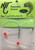 NINJA TACKLE Ninja Tackle BlowToad / Pufferfish Rig, fishing tackle with hooks, beads, and a curved wire for fishing
