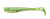 Z-Man Swimmin' Trout Trick, a soft plastic fishing lure in green color with a segmented body and curly tail for attracting fish.