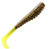 Z-MAN FISHING PRODUCTS INC. Z-Man Swimmin' Trout Trick, soft plastic fishing lure with a yellow tail and glittery brown body.