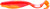 Z-MAN FISHING PRODUCTS INC. Z-Man Curly TailZ, soft plastic fishing lure in orange with red sparkles and curly tail design for fishing