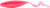 Z-Man Curly TailZ, bright pink ribbed soft plastic fishing lure with a long curled paddle tail