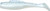 Z-Man MinnowZ, soft plastic fishing lure in white color designed for freshwater fishing.
