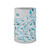 BUFF CoolNet UV+ product, a lightweight tubular multifunctional headwear with a bird pattern design in blue and white. 