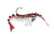 VUDU Vudu E-VS35 Shrimp fishing lure, detailed realistic soft plastic shrimp bait for fishing with a hook.