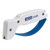 ACCUSHARP AccuSharp 001C Knife/Tool Sharpener, handheld manual sharpening tool with white body and blue sharpening surface for precise sharpening of knives and tools.