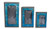 CALCUTTA Calcutta Squall Lure Wrap, set of three blue and gray lure wraps with transparent windows.