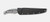SORD Fishing Products Knives, a black-handled fishing knife with a silver, textured blade and multiple rivets securing the handle.