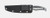 SORD Fishing Products Knives, fishing knife with a textured silver handle and black protective sheath