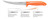 DEXTER RUSSELL Dexter Dextreme Dual Edge Fillet Knife, stainless steel blade with orange handle and ergonomic design.